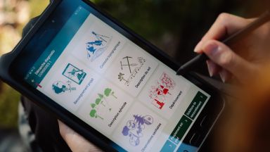 L'application BioClimSol - Photo Tristan Heckmann © CNPF