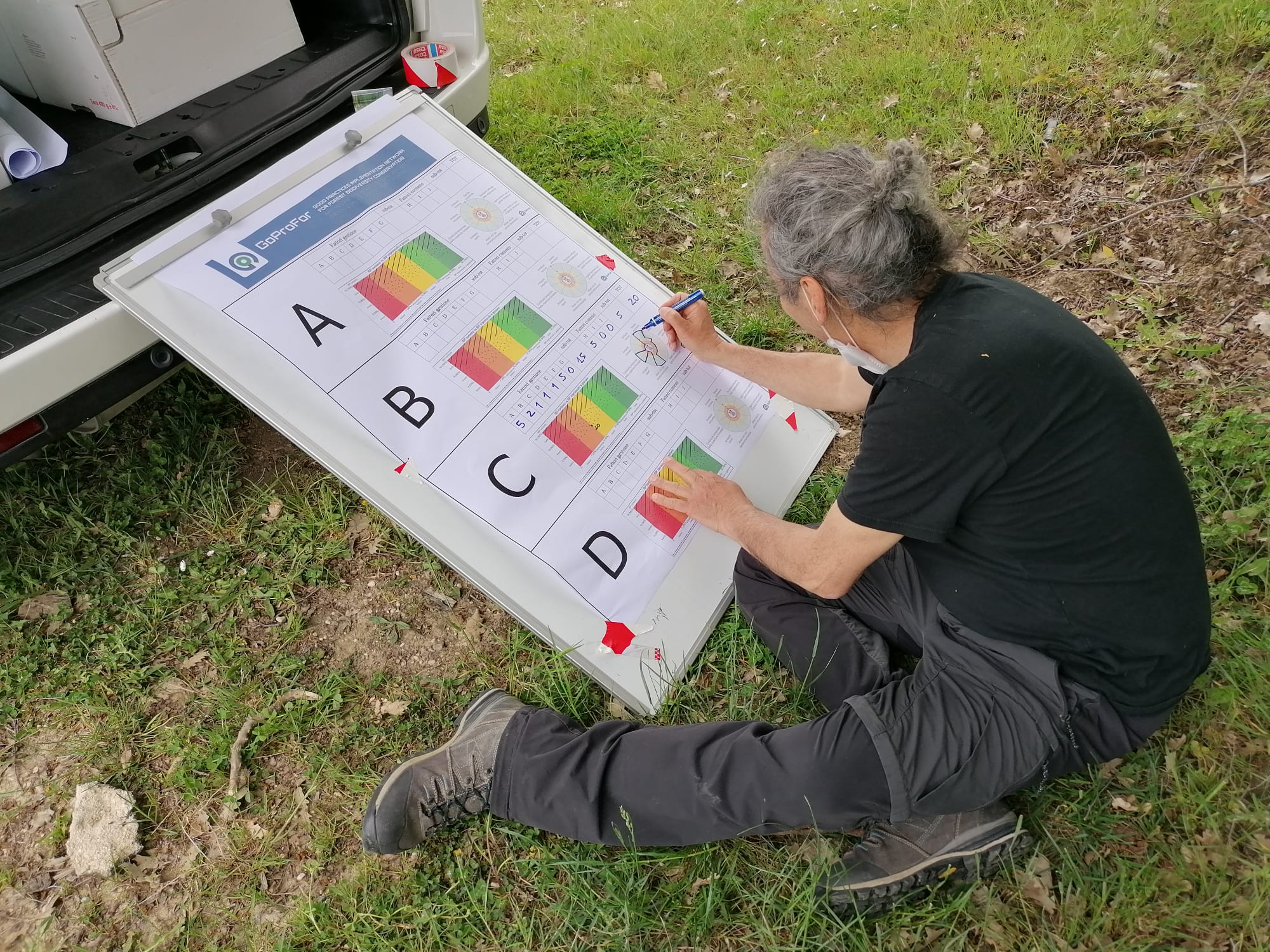 Formation à l'IBP avec Marcello Miozzo dans le cadre du projet GoProFor