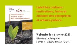 webinaire Contribution volontaire et Label bas carbone : perceptions, stratégies et tendances