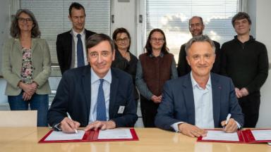 Signature d'une nouvelle convention-cadre de coopération INRAE-CNPF - Photo © INRAE - Christophe Maître