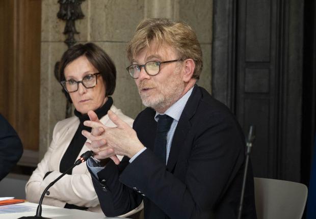 Marc Fesneau et Anne-Marie Bareau au Conseil d'administration du CNPF - Photo Xavier Remongin © Ministère de l'Agriculture et de la Souveraineté alimentaire