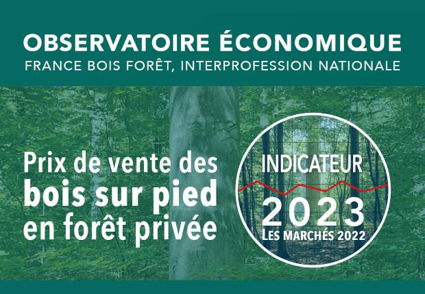 Indicateur 2023 des prix de vente des bois sur pied en forêt privée