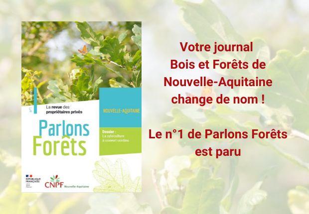 Parlons Forêts en Nouvelle-Aquitaine n°1