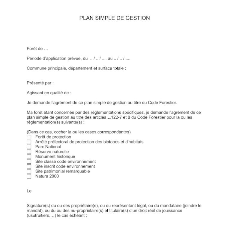 Modèle de demande d'agrément de PSG au titre du L122-7